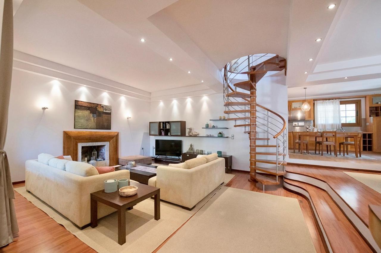 Anthemis Luxury Villa Panormos  エクステリア 写真